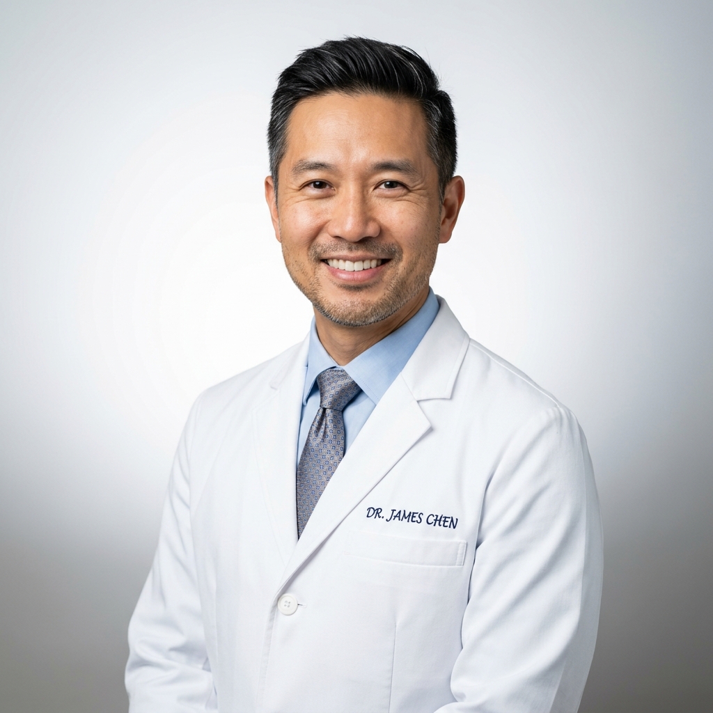 Dr. James Chen, Orthodontic Specialist at BrightSmile Dental